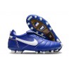 Neuf Nike Tiempo Legend 10 Elite FG Ronaldo Bleu Blanc