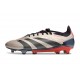 Chsussure Adidas Predator Elite FG Platin Métallique Noir Aurore Carbone