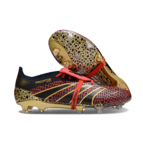 Adidas Predator Elite Foldover Tongue FG Year Of The Snake -Rouge Lucide Or Noir