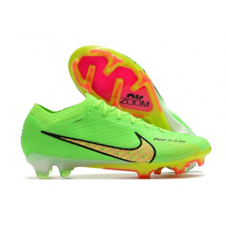 Nouvelle Nike Zoom Mercurial Vapor XV Elite FG Vert Jaune