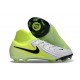 Chaussure Nike Phantom Luna II Elite FG Argent Métallique Noir Volt