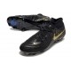 Chaussure Nike Phantom Luna II Elite FG Noir Or Monnaie Métallique