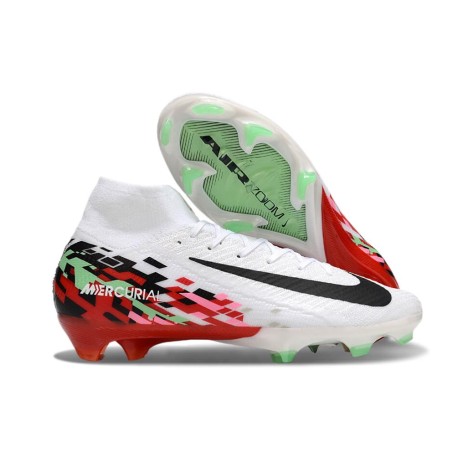 Nike Zoom Mercurial Superfly X Elite FG Blanc Noir Rouge