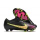 Nouvelle Nike Zoom Mercurial Vapor XV Elite FG Noir Jaune Rose