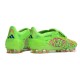 Chaussures Adidas Predator Elite FT FG Citron Lucide Rose Bleu Fusion