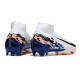 Nike Zoom Mercurial Superfly X Elite FG Blanc Bleu Noir