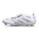 Chaussures Adidas Predator Elite FT FG Blanc Argent Métallique Royal Vif