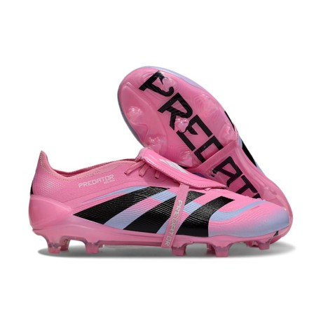 Chaussures Adidas Predator Elite FT FG Rose Noir