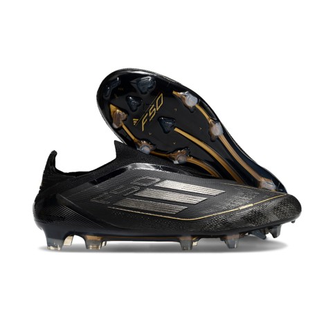 adidas F50 Elite LL FG Nouvelle Dark Spark - Noir Argenté Doré