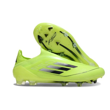 adidas F50 Elite LL FG Nouvelle Jaune Noir