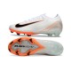 Nike Zoom Mercurial Vapor 16 Elite FG Blanc Noir Orange