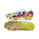 Nike Zoom Mercurial Vapor 16 Elite FG Blanc Jaune Violet Rouge