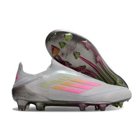 adidas F50 Elite LL FG Nouvelle Gris Rose
