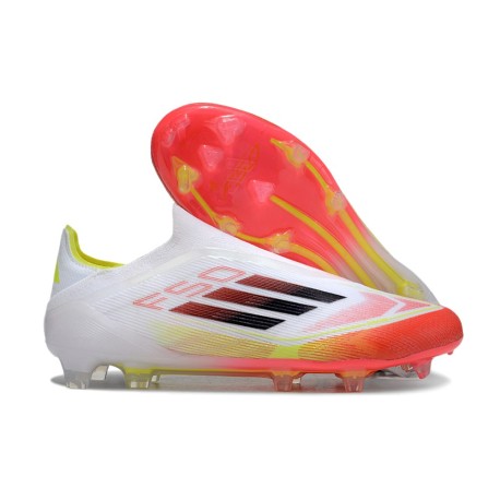 adidas F50 Elite LL FG Nouvelle Blanc Noir Jaune Solaire Rouge