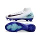 Nike Zoom Mercurial Superfly X Elite FG Blanc Noir Bleu