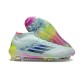 Chaussures adidas F50 Elite Mid FG Stellar Icon - Bleu Jaune