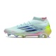 Chaussures adidas F50 Elite Mid FG Stellar Icon - Bleu Jaune