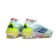 Chaussures adidas F50 Elite Mid FG Stellar Icon - Bleu Jaune