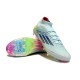 Chaussures adidas F50 Elite Mid FG Stellar Icon - Bleu Jaune