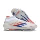 Chaussures adidas F50 Elite Mid FG Advancement - Blanc Rouge Bleu