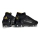 Chaussures adidas F50 Elite Mid FG Dark Spark - Noir Argenté Doré