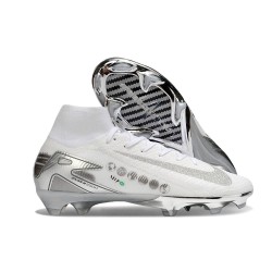 Nike Air Zoom Mercurial Superfly 10 Elite FG Blanc Argent