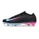 Crampons Nouvelles Nike Mercurial Vapor XVI Elite FG Noir Rose Bleu