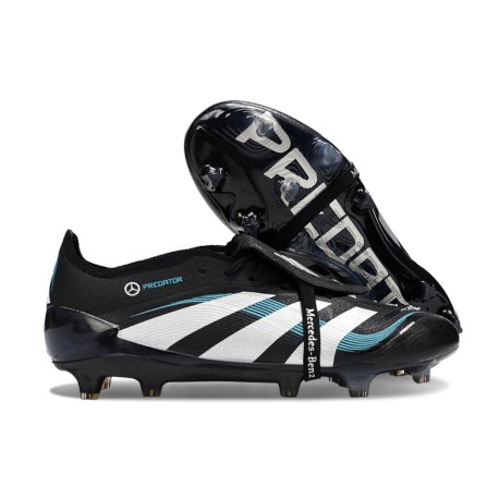 Chaussures Adidas Predator Elite FT FG Noir Banc Bleu