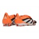 Chaussures Adidas Predator Elite FT FG Noir Blanc Orange