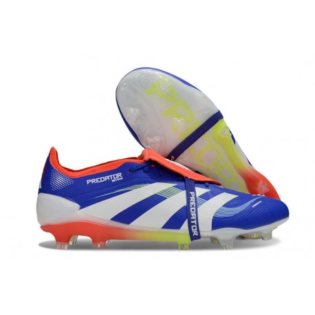 Chaussures Adidas Predator Elite FT FG Bleu Rouge Blanc