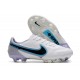 Chaussure Nike Tiempo Legend 9 Elite FG Blanc Noir
