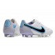 Chaussure Nike Tiempo Legend 9 Elite FG Blanc Noir