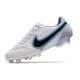 Chaussure Nike Tiempo Legend 9 Elite FG Blanc Noir