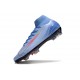 Nike Zoom Mercurial Superfly X Elite FG Bleu Rouge