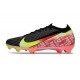 Nike Mercurial Vapor XVI Elite FG X VINI JR Noir Jaune Dynamique Vert Etincelle Cramoisi Brt