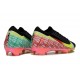 Nike Mercurial Vapor XVI Elite FG X VINI JR Noir Jaune Dynamique Vert Etincelle Cramoisi Brt