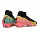 Nike Zoom Mercurial Superfly X Elite FG Noir Jaune Rouge Vert