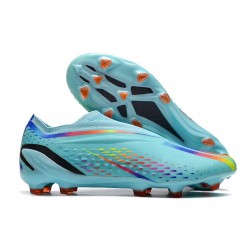 Chaussures de football adidas X Speedportal+ FG Aqua Transparent Rouge Solaire Bleu Power