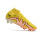 Nike Zoom Mercurial Superfly 9 Elite Sg-pro Yellow Strike Sunse Glow Doll
