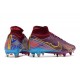 Nike Zoom Mercurial Superfly 9 Elite Sg-pro KM Dark Beetroot Mtlc Vivid Gold
