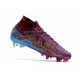 Nike Zoom Mercurial Superfly 9 Elite Sg-pro KM Dark Beetroot Mtlc Vivid Gold