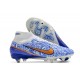 Nike Zoom Mercurial Superfly 9 Elite Sg-pro White Blue Gold