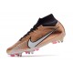 Nike Zoom Mercurial Superfly 9 Elite Sg-pro SE X Mbappe Metallic Copper