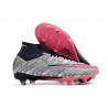 Nike Zoom Mercurial Superfly 9 Elite Sg-pro Metallic Silver Pink Blast 