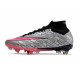 Nike Zoom Mercurial Superfly 9 Elite Sg-pro Metallic Silver Pink Blast 