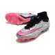 Nike Zoom Mercurial Superfly 9 Elite Sg-pro Metallic Silver Pink Blast 