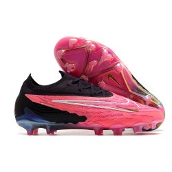 Nike Phantom GX Elite FG Nouvelle Rose Noir Blanc