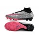 Nike Air Zoom Mercurial Superfly 9 Elite FG Argent Métallique Hyper Rose Noir