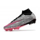 Nike Air Zoom Mercurial Superfly 9 Elite FG Argent Métallique Hyper Rose Noir