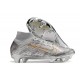 Nike Air Zoom Mercurial Superfly 9 Elite XXV FG Argent Métallique